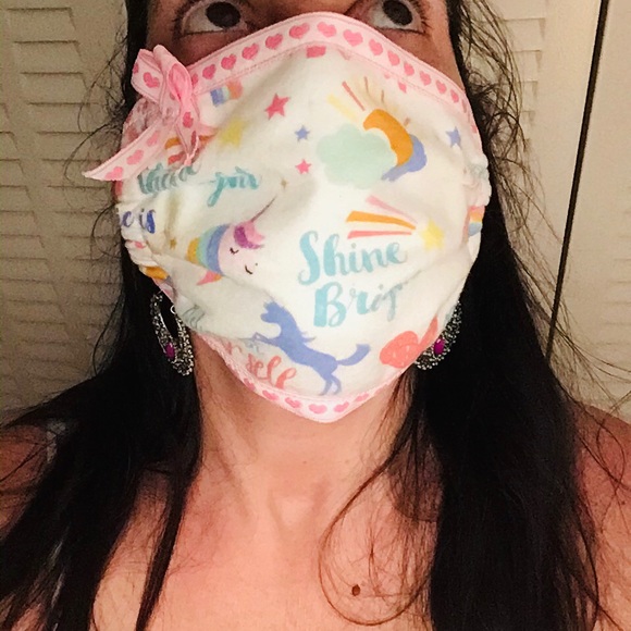 🦄 FACE MASK FANCY YOU CHOOSE ORGANIC COTTON LINED - Picture 6 of 13